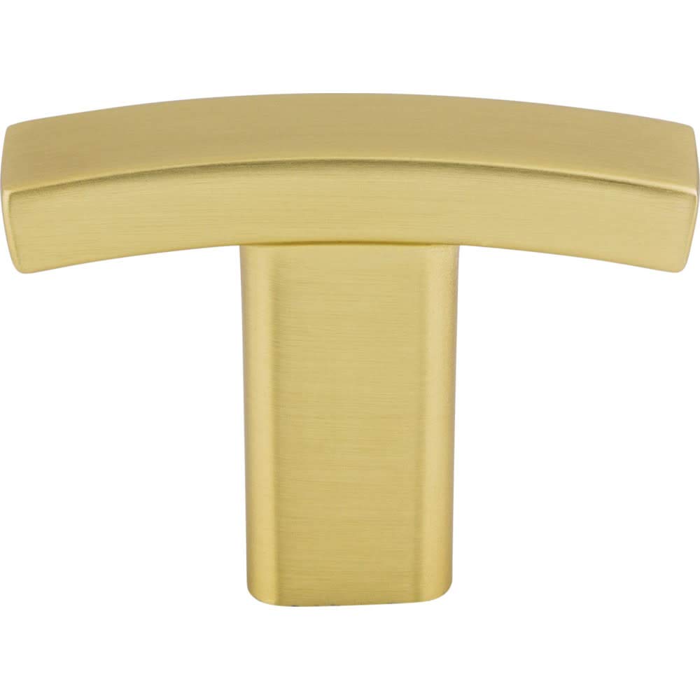 Elements 859T-BG 1-1/2" Overall Length Brushed Gold Square Thatcher Cabinet "T" Knob
