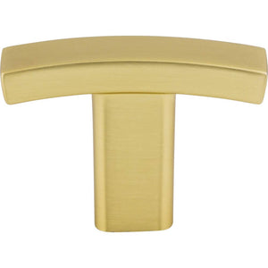 Elements 859T-BG 1-1/2" Overall Length Brushed Gold Square Thatcher Cabinet "T" Knob