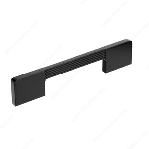 Richelieu 944112890 Modern Metal Pull - 9441, Black, 5 1/32 in, 6 5/8 in