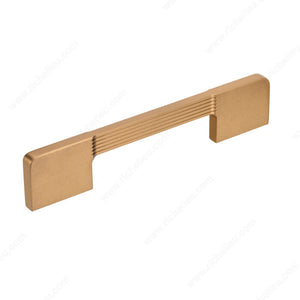 Richelieu 9441128CHSAT Modern Metal Pull - 9441, Satin Champagne, 5 1/32 in, 6 5/8 in