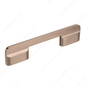 Richelieu 9391128OBRZ Modern Metal Pull - 9391, Oriental Bronze, 5 1/32 in, 7 in