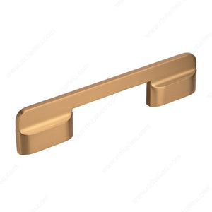Richelieu 9391128CHSAT Modern Metal Pull - 9391, Satin Champagne, 5 1/32 in, 7 in