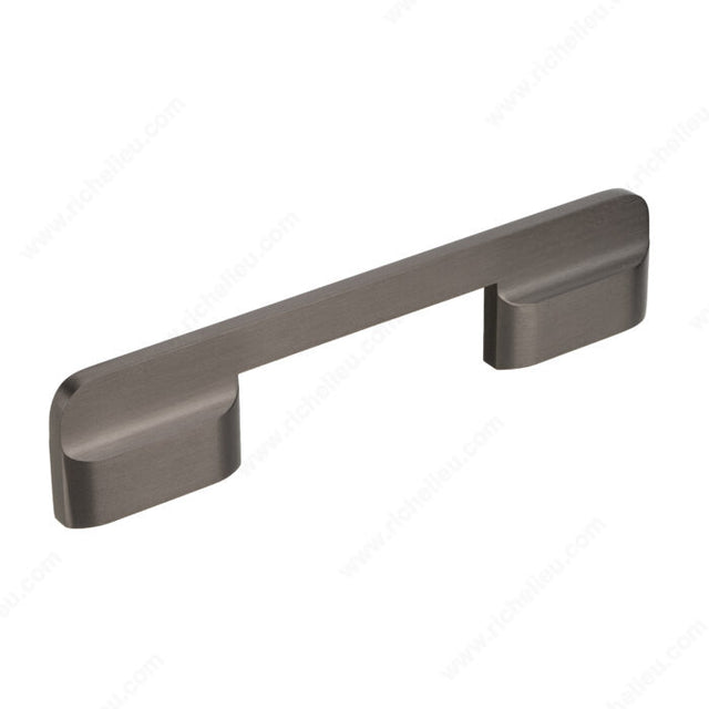 Richelieu 939112892 Modern Metal Pull - 9391, Brushed Black Nickel, 5 1/32 in, 7 in