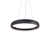 Kuzco PD22735-BK HALO 35" PD Black 120V TRIAC/ELV LED 3000K 90CRI 83W