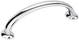 Jeffrey Alexander 650-96PC 96 mm Center-to-Center Polished Chrome Hudson Cabinet Pull