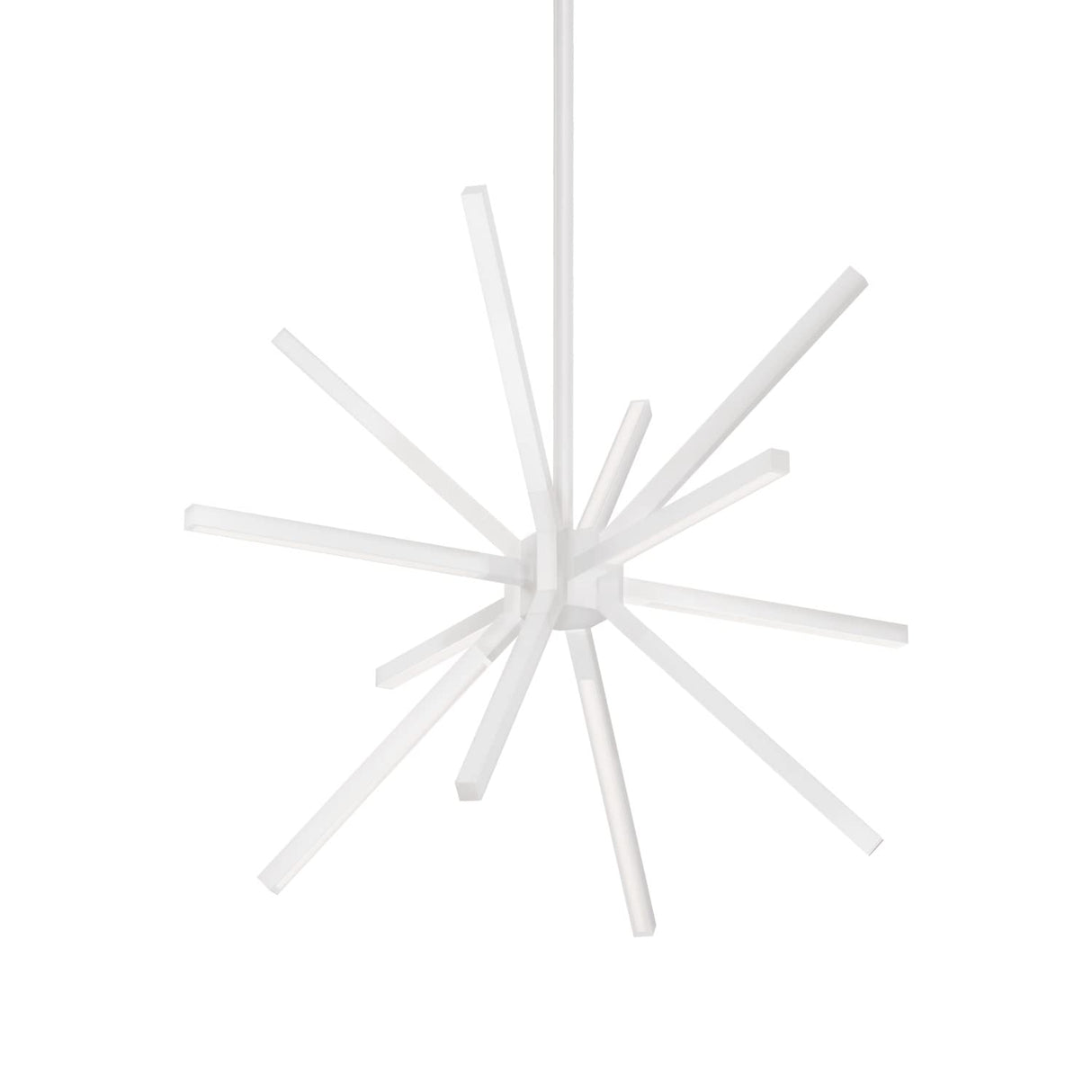 Kuzco CH14220-WH SIRIUS MINOR 20" CH White 120V TRIAC/ELV LED 3000K 90CRI 48W
