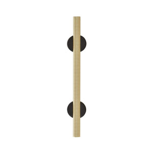 Amerock Cabinet Pull Matte Black/Matte Gold 3-3/4 inch (96 mm) Center to Center Transcendent 1 Pack Drawer Pull Drawer Handle Cabinet Hardware