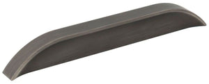 Jeffrey Alexander 484-128160BNBDL 128 mm / 160 mm Center-to-Center Brushed Pewter Elara Cabinet Pinch Pull