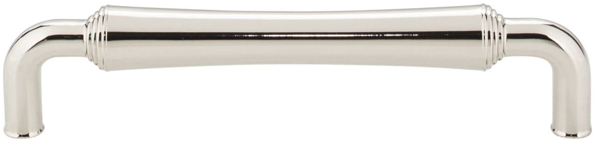 Jeffrey Alexander 537-128NI 128 mm Center-to-Center Polished Nickel Barrel Bremen 2 Cabinet Pull