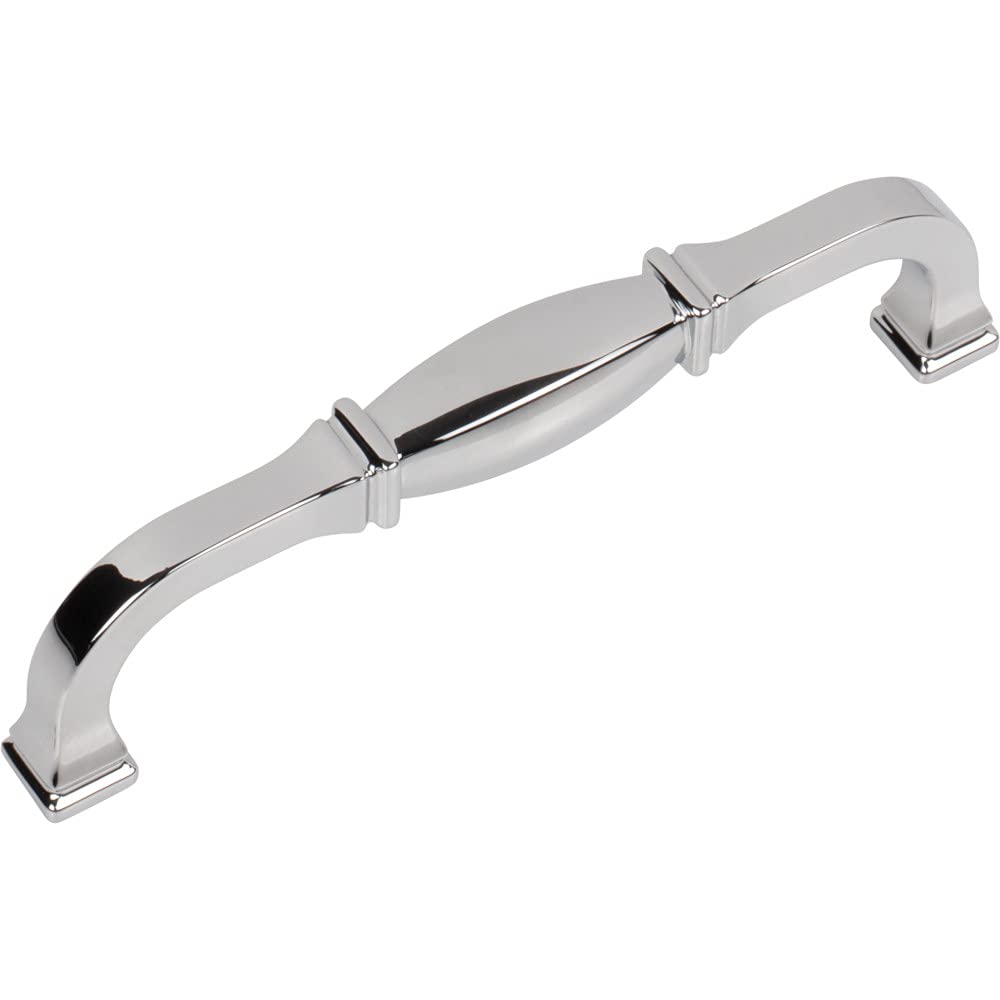 Jeffrey Alexander 278-128PC 128 mm Center-to-Center Polished Chrome Audrey Cabinet Pull