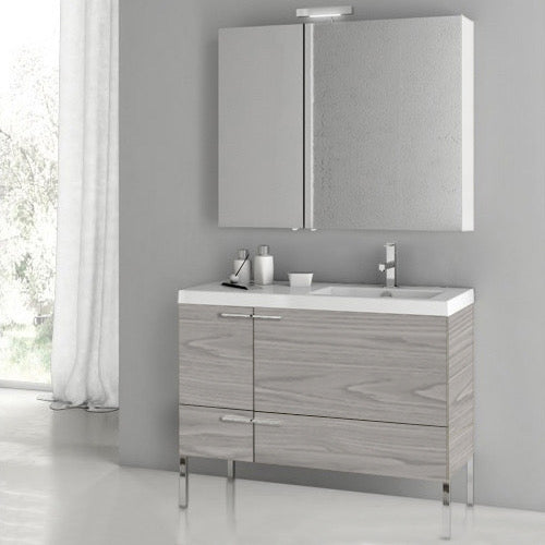 Modern Bathroom Vanity, Floor Standing, 40"