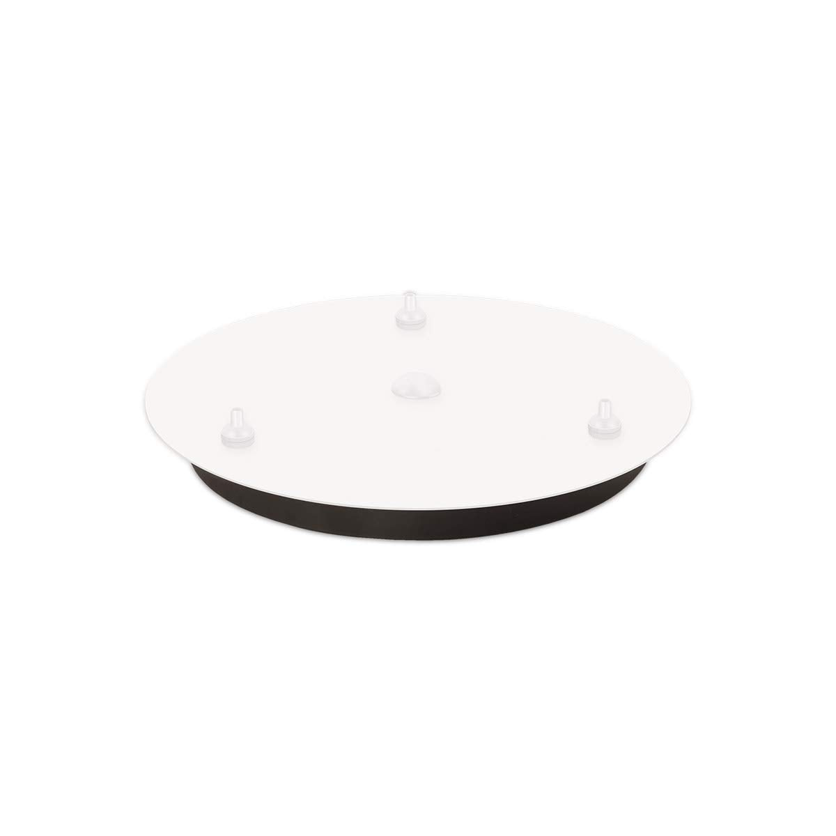 Kuzco CNP03AC-WH 3 Head Canopy SSL/SVT Wire WH-CHROME