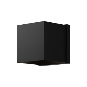 Kuzco EW39005-BK RENE 5" EXTERIOR WALL TEXTURED BLACK 120-277V TRIAC/ELV LED 3000K 90CRI 11W