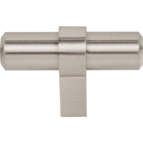 Jeffrey Alexander 51SN 2" Overall Length Satin Nickel Key Grande Cabinet "T" Knob