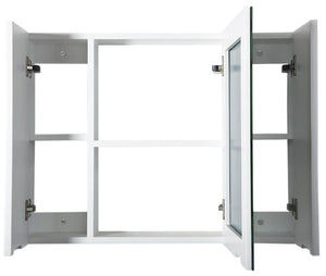 Fresca FMC6183GR Fresca 32" Gray Medicine Cabinet w/ 3 Doors