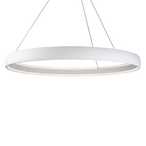 Kuzco PD22772-WH HALO 72" PD White 120V TRIAC/ELV LED 3000K 90CRI 185W