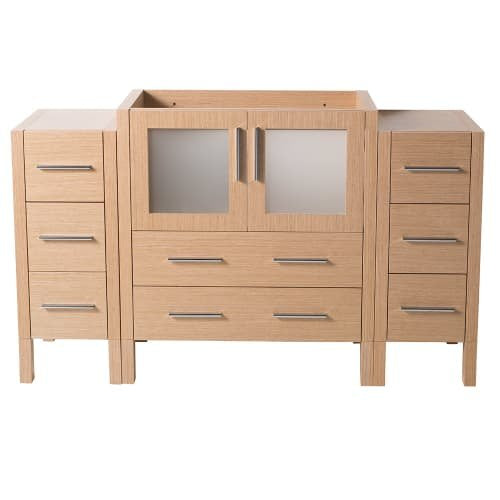 Fresca FCB62-123012GO Fresca Torino 54" Gray Oak Modern Bathroom Cabinets