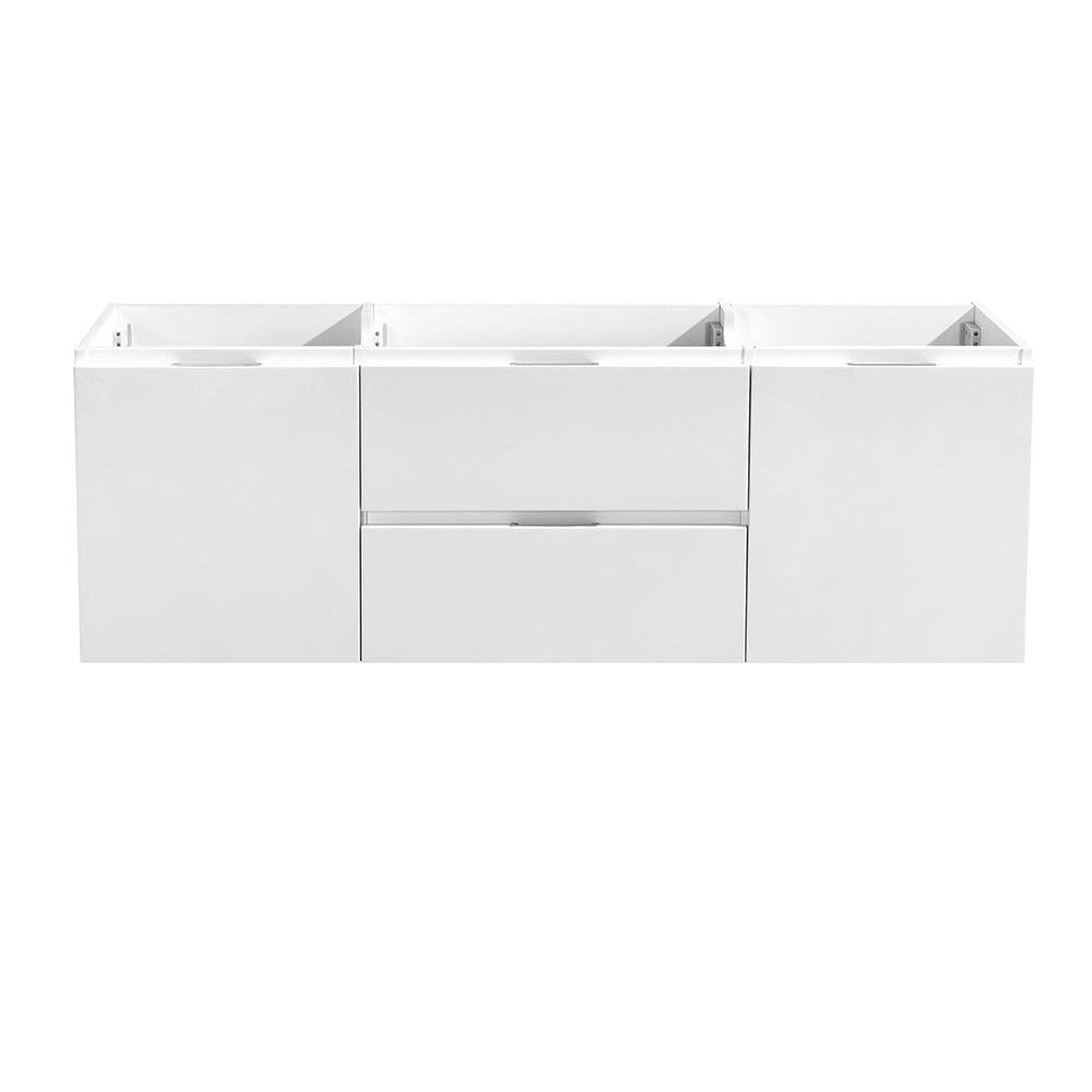 Fresca FCB8348GO Fresca Valencia 48" Gray Oak Wall Hung Single Sink Modern Bathroom Cabinet