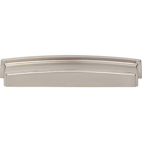 Jeffrey Alexander 141-160SN 160 mm Center Satin Nickel Square-to-Center Square Renzo Cabinet Cup Pull