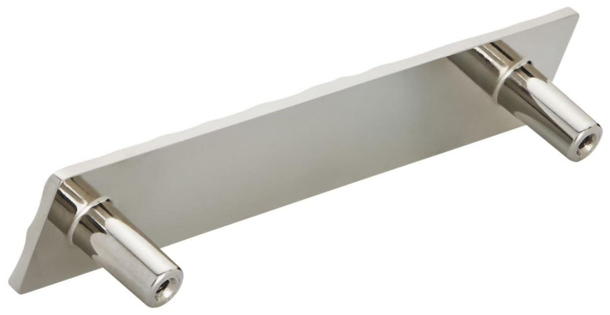Amerock Cabinet Pull Polished Nickel 5-1/16 inch (128 mm) Center to Center Kamari 1 Pack Drawer Pull Drawer Handle Cabinet Hardware