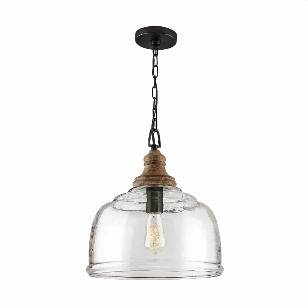 Capital Lighting 330318YG Julian 1 Light Pendant Grey Wash and Grey Iron