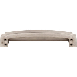 Jeffrey Alexander 141-128SN 128 mm Center Satin Nickel Square-to-Center Square Renzo Cabinet Cup Pull