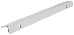 Amerock Cabinet Edge Pull Black Chrome 6-9/16 inch (167 mm) Center to Center Aloft 1 Pack Drawer Pull Drawer Handle Cabinet Hardware