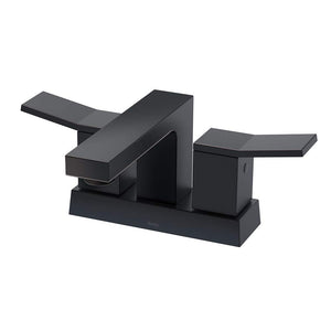 Gerber D307019BS Satin Black Avian Two Handle Centerset Lavatory Faucet
