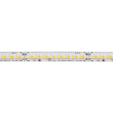 Task Lighting LT600W24V016-TW 16 ft 600 Lumens/Ft Tunable-White 24V Tape Light with TandemLED Technology, 2700K-5000K