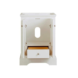 Fresca FCB2424WHM Fresca Windsor 24" Matte White Traditional Bathroom Cabinet