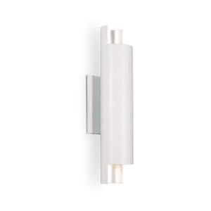 Kuzco WS41216-WH/SV DELA 16" WS White/Silver 120V ELV LED 3000K 90CRI 18W