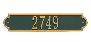 Whitehall 3008GG - Personalized Richmond Horizontal Plaque - Standard - Wall - 1 Line
