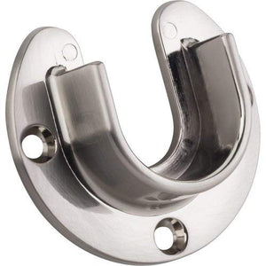 Hardware Resources M7350-SN Satin Nickel Open Screw-In Mounting Bracket for 1-5/16