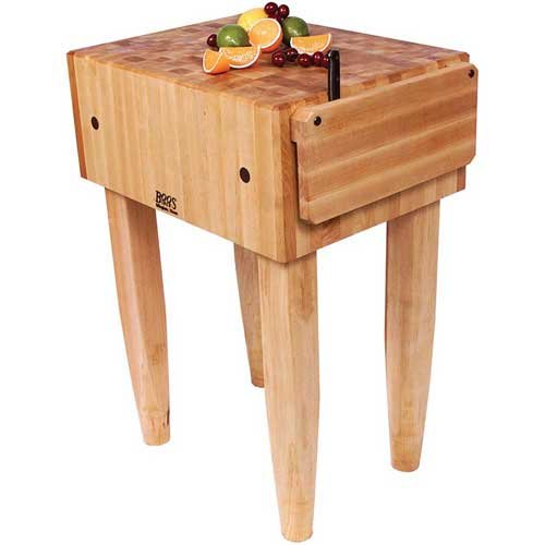 John Boos PCA1-C-AL PCA Block 18X18X10 W/Holder&CASTERS BLOCK W/HOLDER&CAS CRM