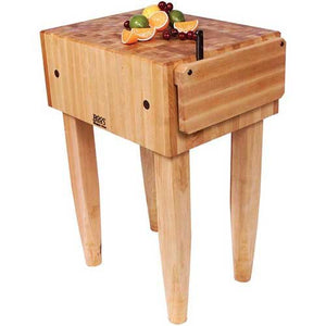 John Boos PCA1-C-AL PCA Block 18X18X10 W/Holder&CASTERS BLOCK W/HOLDER&CAS CRM