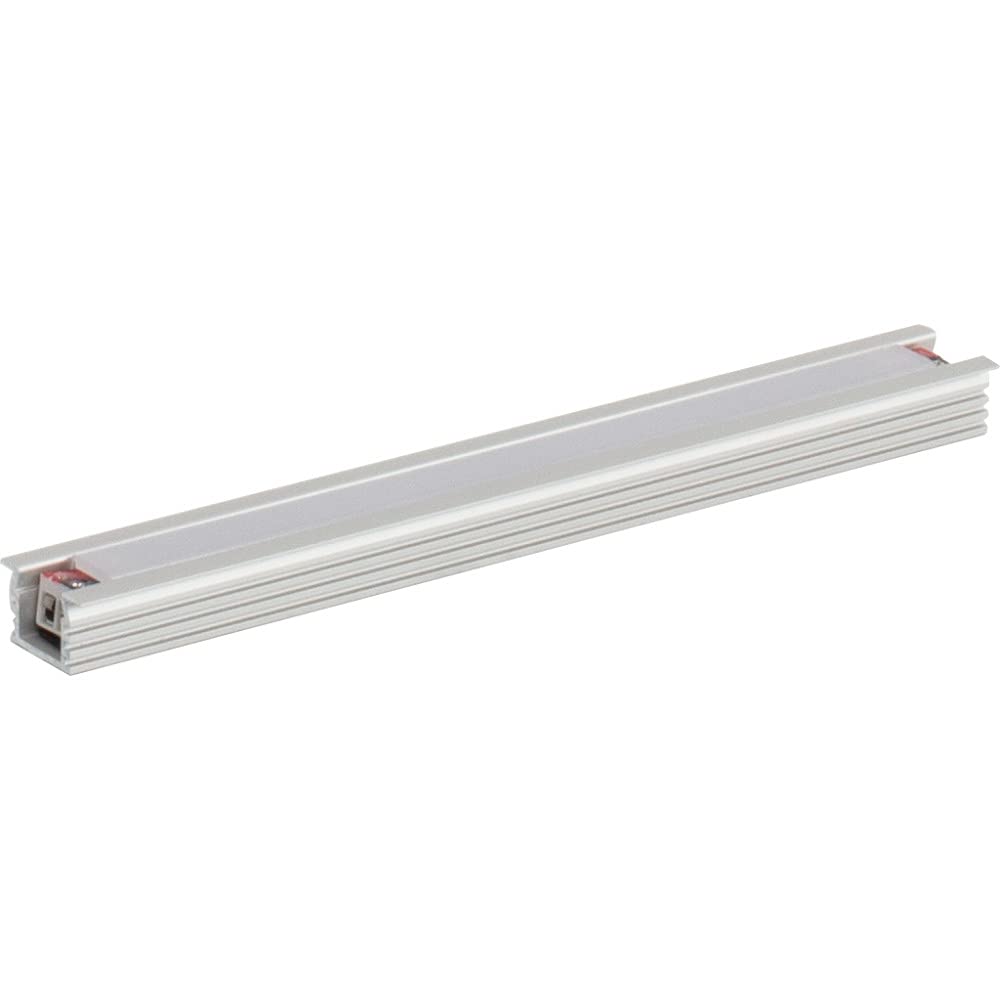 Task Lighting LR1PX24V09-02W4 6-5/8" 53 Lumens 24-volt Accent Output Linear Fixture, Fits 9" Wall Cabinet, 2 Watts, Recessed 002XL Profile, Single-white, Cool White 4000K