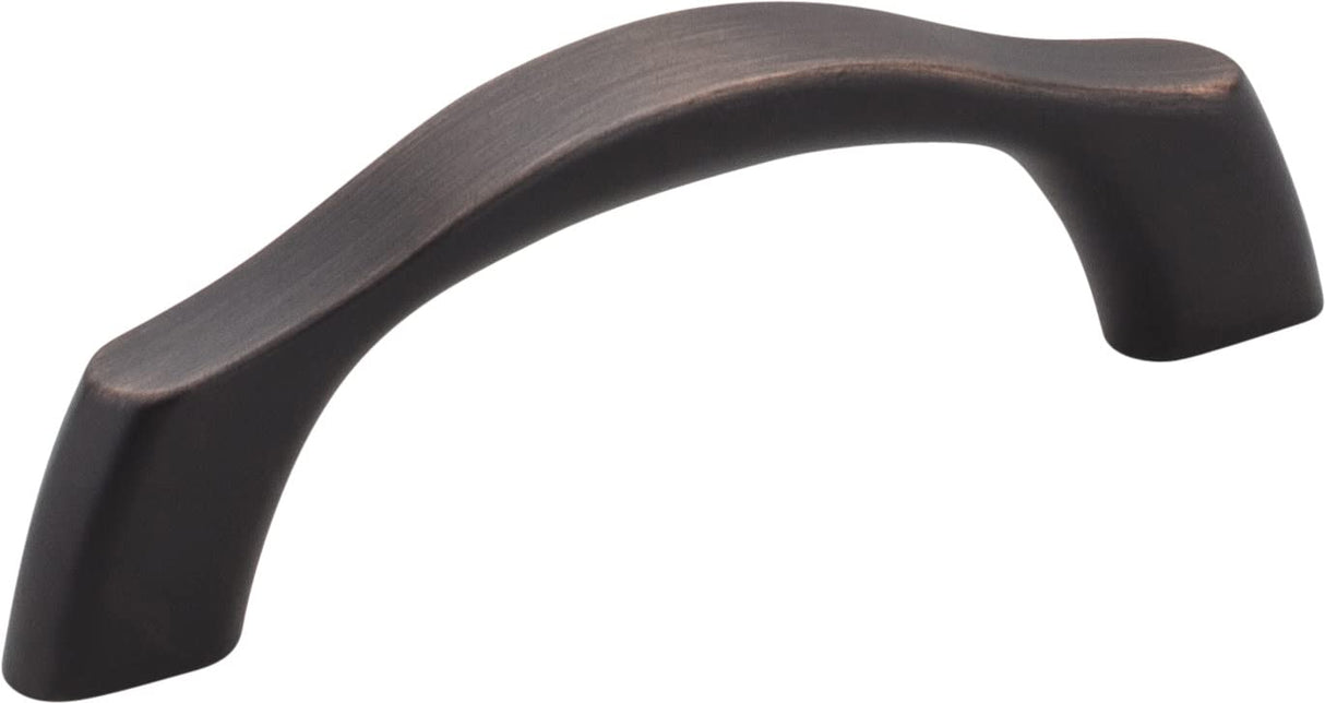 Elements 993-3DBAC 3" Center-to-Center Brushed Oil Rubbed Bronze Aiden Cabinet Pull