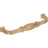 Jeffrey Alexander 278-128SBZ 128 mm Center-to-Center Satin Bronze Audrey Cabinet Pull