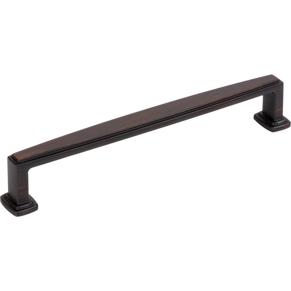 Jeffrey Alexander 171-160DBAC 160 mm Center-to-Center Brushed Oil Rubbed Bronze Richard Cabinet Pull