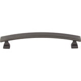 Elements 449-128BNBDL 128 mm Center-to-Center Brushed Pewter Square Hadly Cabinet Pull