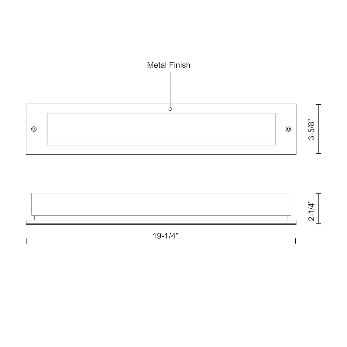 Kuzco ER9420-GY BRISTOL 20" ER Gray 120V ELV LED 3000K 90CRI 16W