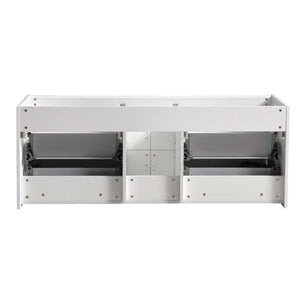 Fresca FCB9260RNW-S Fresca Catania 60" Rustic Natural Wood Wall Hung Single Sink Modern Bathroom Cabinet