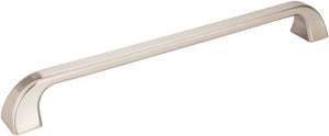 Jeffrey Alexander 972-12SN 12" Center-to-Center Satin Nickel Square Marlo Appliance Handle