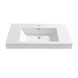 Fresca FVS8005WH Fresca Valencia 42" White Integrated Sink / Countertop