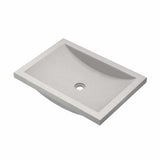 Native Trails NSL2014-A Cabrillo Native Stone Dual-Mount Bathroom Sink, Ash