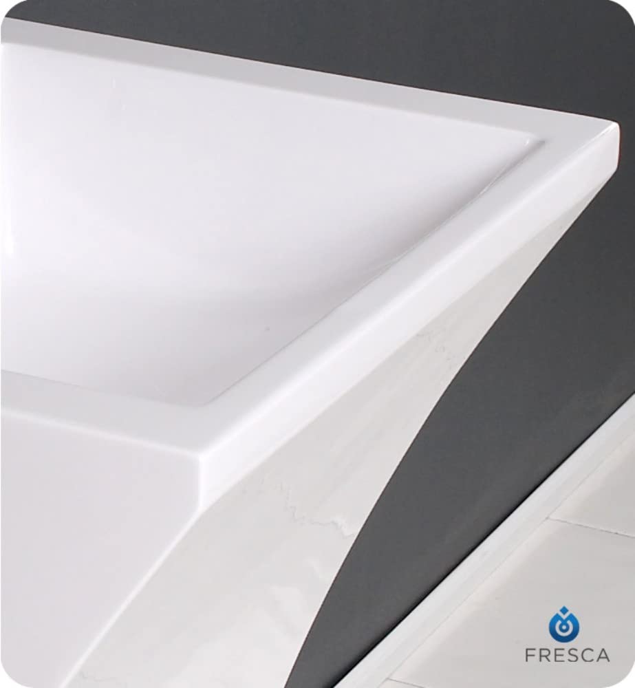 Fresca FCB5024WH Fresca Quadro 23" White Pedestal Sink