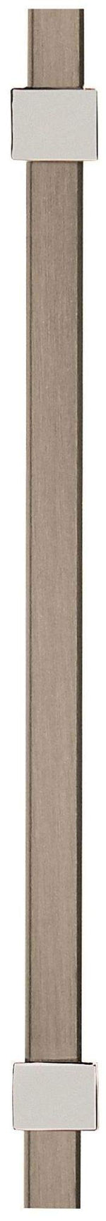 Amerock Cabinet Pull Silver Champagne/Black Nickel 5-1/16 inch (128 mm) Center to Center Mulino 1 Pack Drawer Pull Drawer Handle Cabinet Hardware
