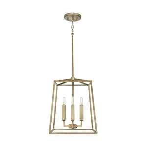 Capital Lighting 537641AD Thea 4 Light Foyer Aged Brass