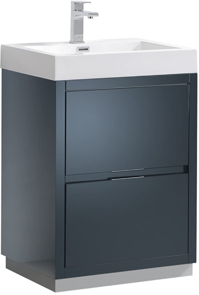 Fresca FCB8424GG-I Fresca Valencia 24" Dark Slate Gray Free Standing Modern Bathroom Vanity