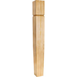 Hardware Resources P60-5-42-ALD 5" W x 5" D x 42" H Alder Grooved Arts & Crafts Post
